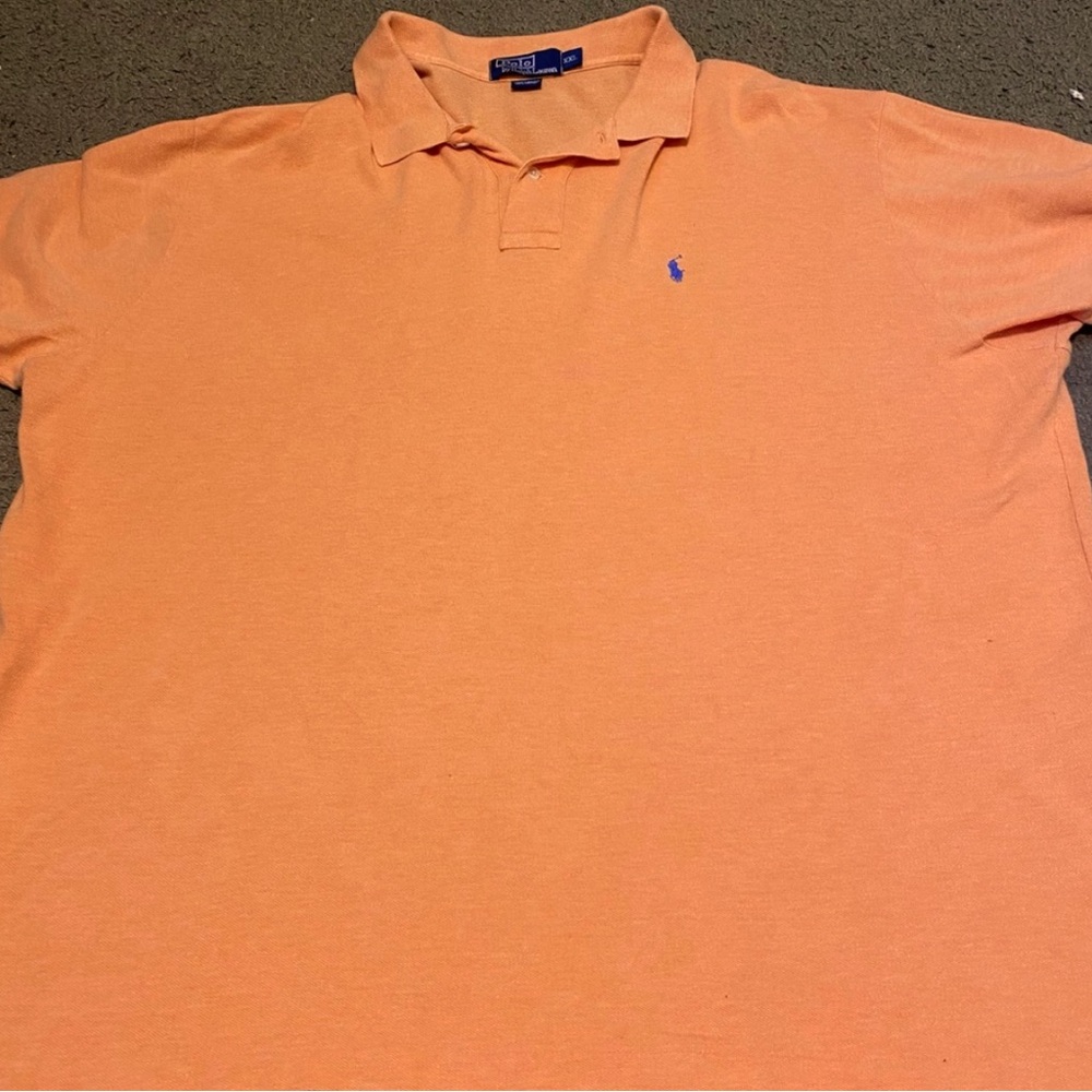 POLO RALPH LAUREN PRL Orange Blue Pony 100% Cotton Polo Shirt
XXL - Picture 3 of 4